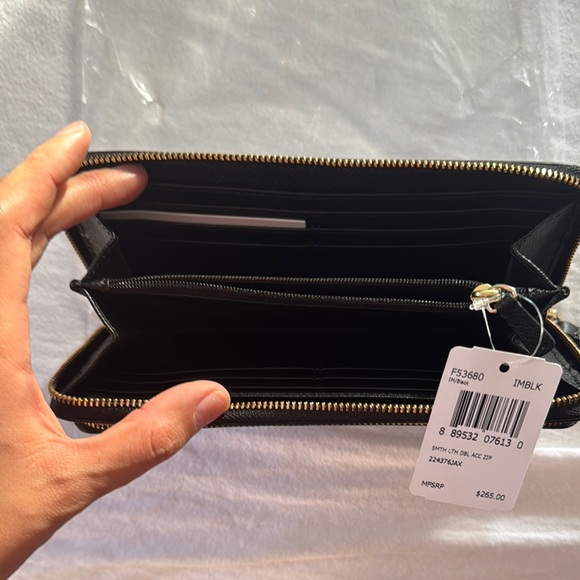 Coach Black Wristlet Wallet - Picture 2 of 5